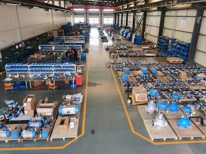Shanghai Jianggong Valve Manufacturing Co., Ltd. línea de producción del fabricante