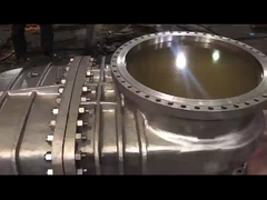 Válvula de mariposa con revestimiento de caucho de tipo EPDM de tipo flangado concéntrico de hierro dúctil