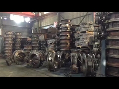 Válvula de mariposa de acero fundido WCB Triple Offset para uso con agua, vapor y aceite