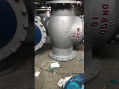 Válvula de verificación de la válvula de control con colgajo de colgajo con brida WCB