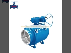 Válvula de bola soldada con actuador de turbina