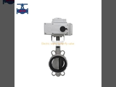 Válvula de mariposa eléctrica para obleas